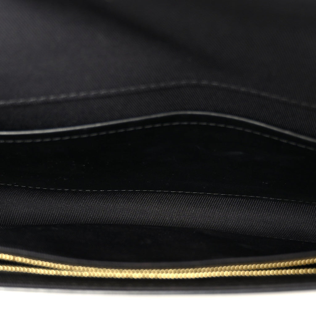 Patent Louise EW Clutch Black