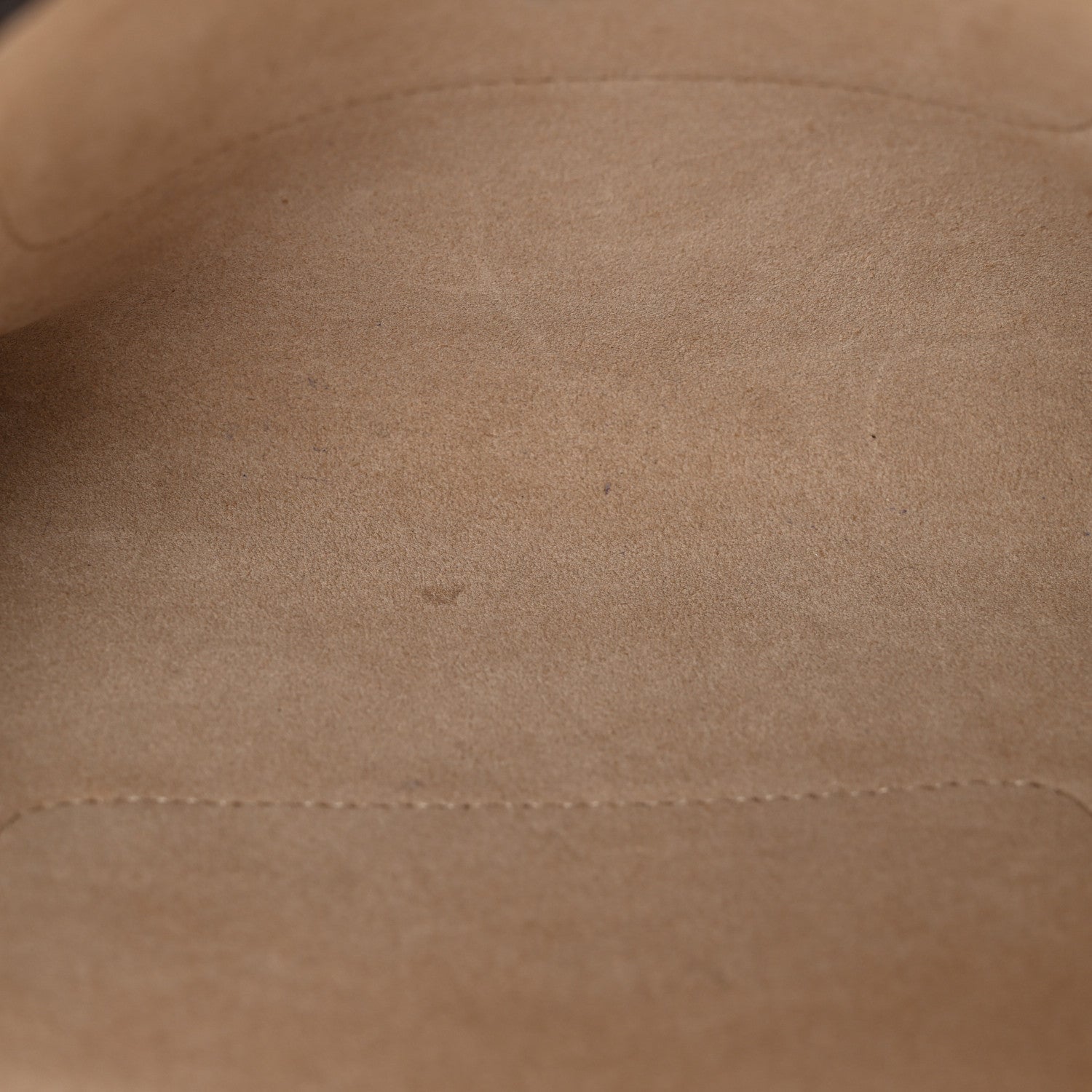 Suede Calfskin Small Faye Shoulder Bag Pearl Beige