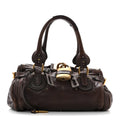 Calfskin Medium Paddington Satchel Chocolate