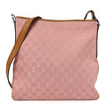 Monogram Flat Messenger Bag Pink
