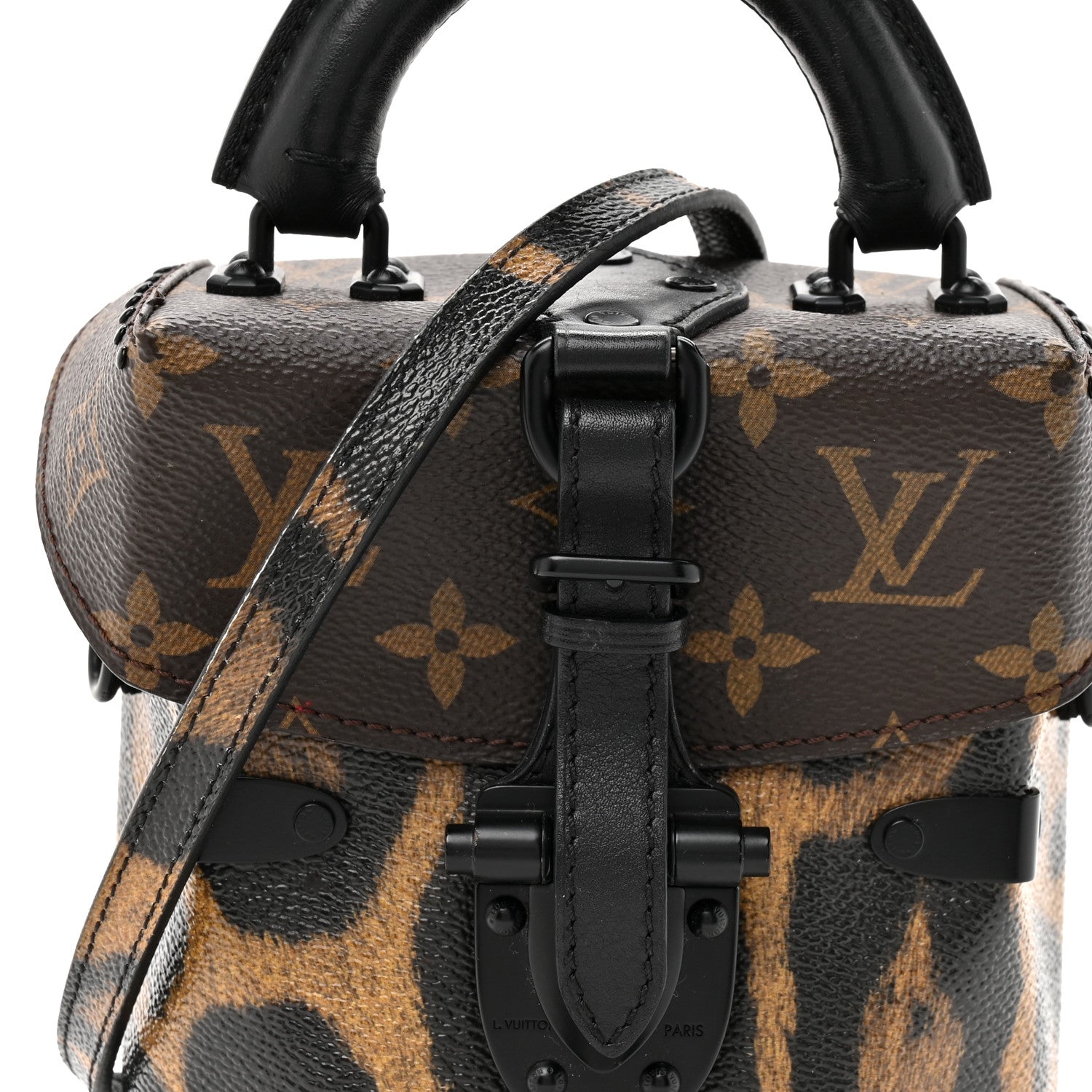 Monogram Leopard Camera Box
