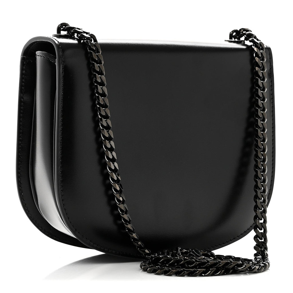 Calfskin Besace Clea Chain Triomphe Black