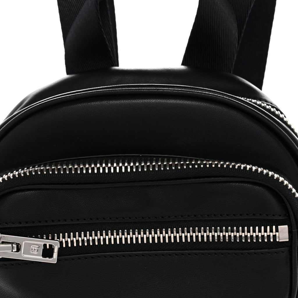 Lambskin Medium Attica Backpack Black