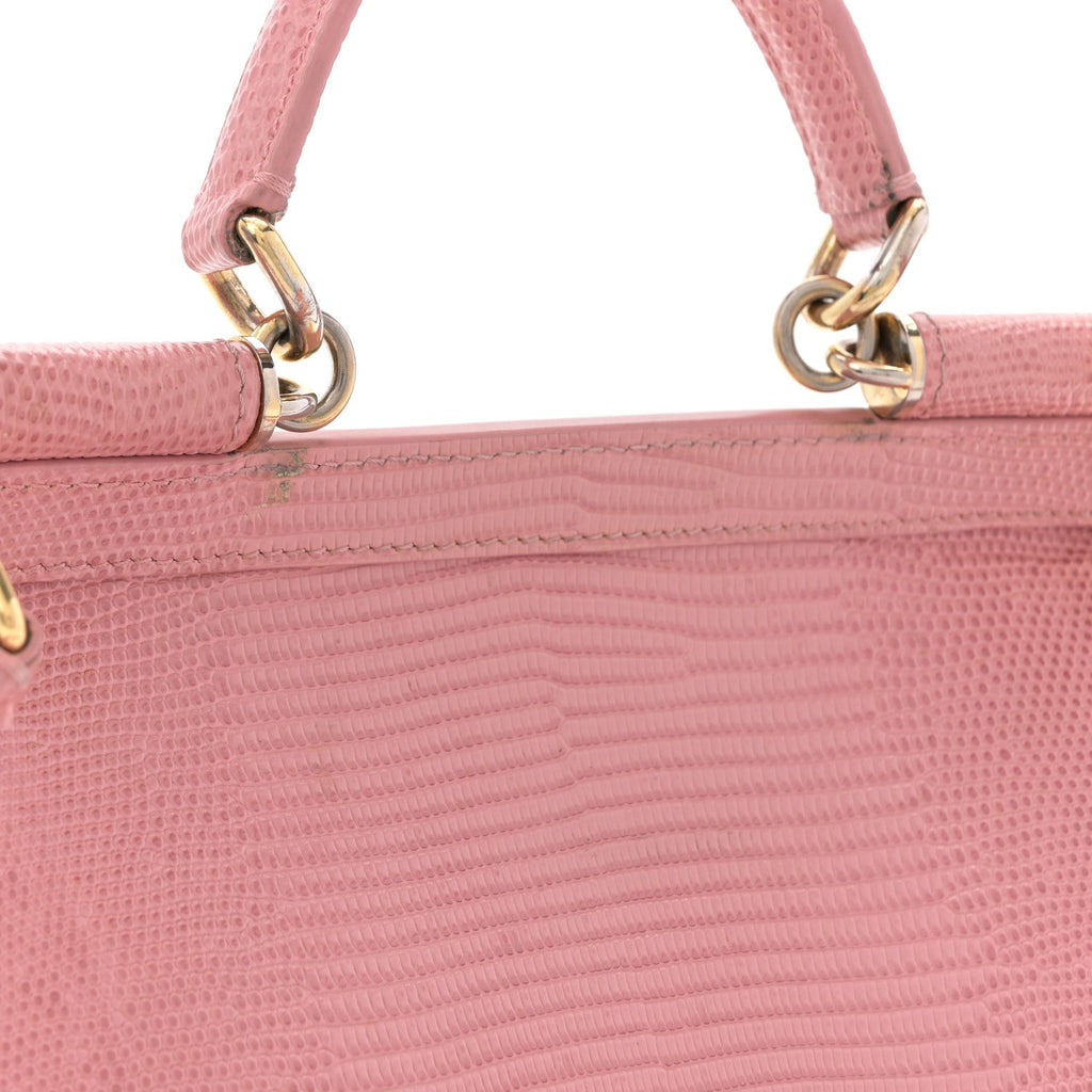 Stampa Iguana Crystal Small Miss Sicily Satchel Candy