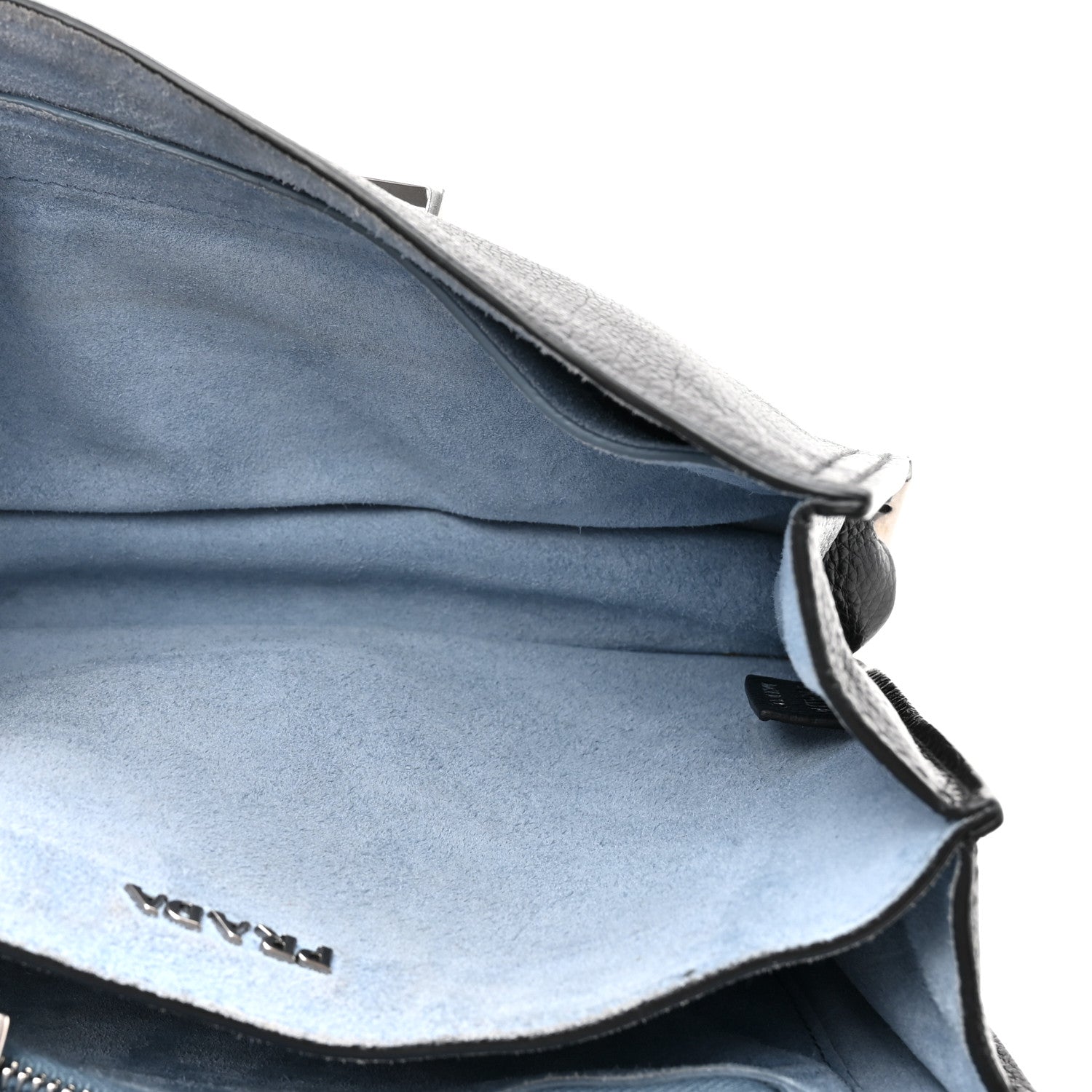 Glace Calf Soft Cahier Bag Black Astrale