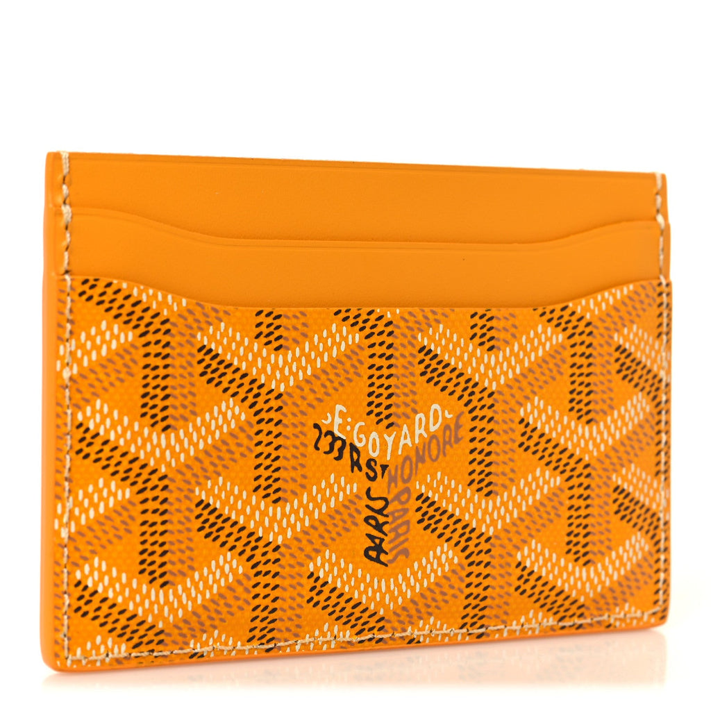 Goyardine Saint Sulpice  Holder Yellow