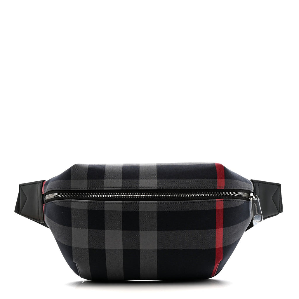 House Check Sonny Bum Bag Navy Grey