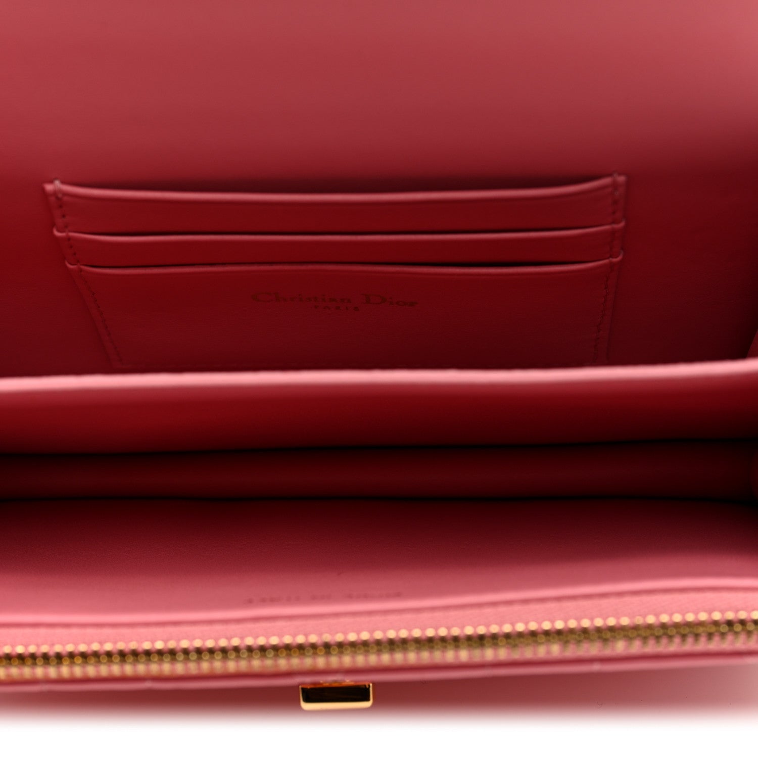 Lambskin Macrocannage Mini Miss Caro Bag Pink
