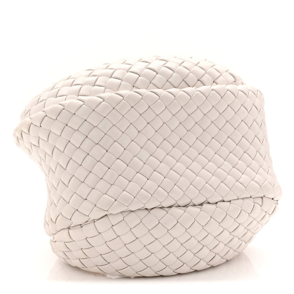 Lambskin Intrecciato Padded Mini Jodie Chalk