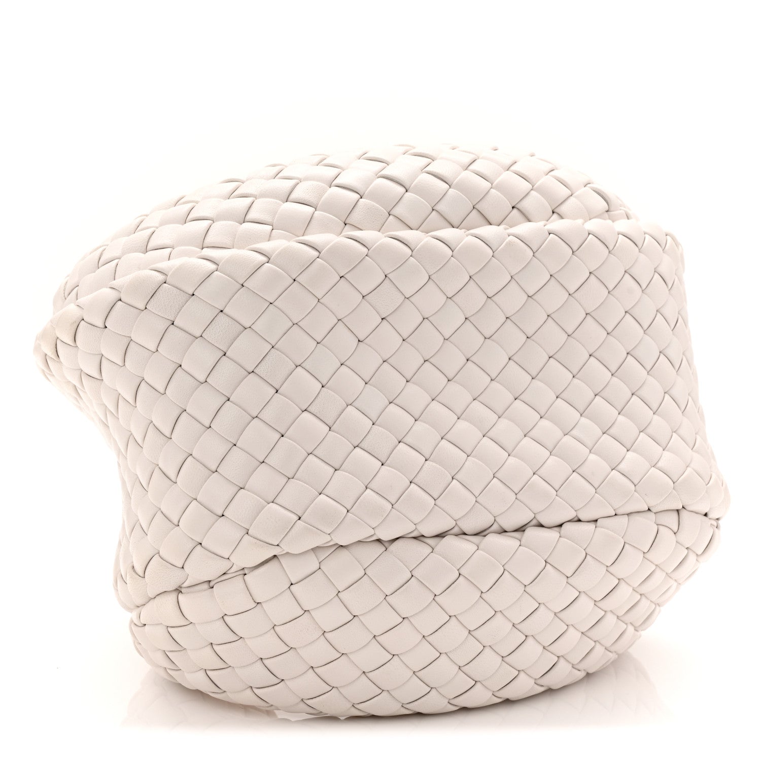 Lambskin Intrecciato Padded Mini Jodie Chalk