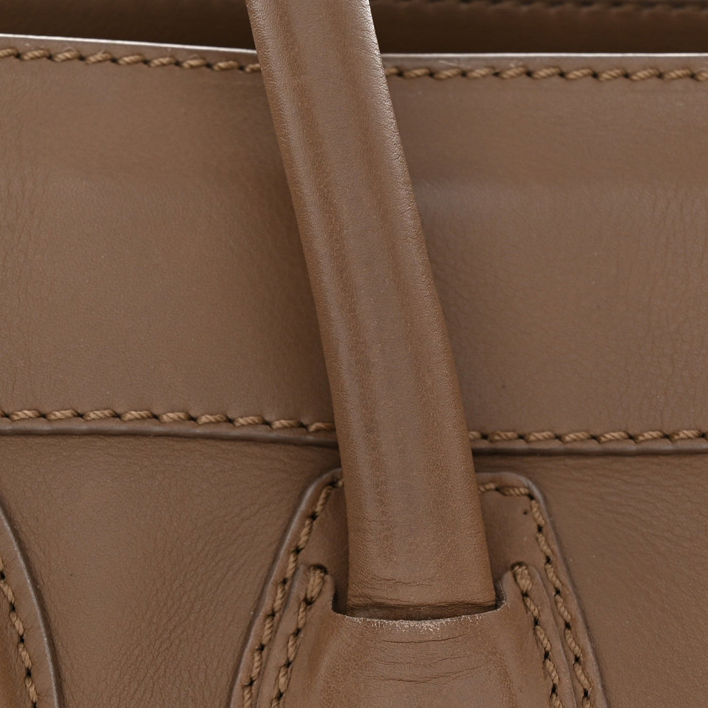 Smooth Calfskin Mini Luggage Camel