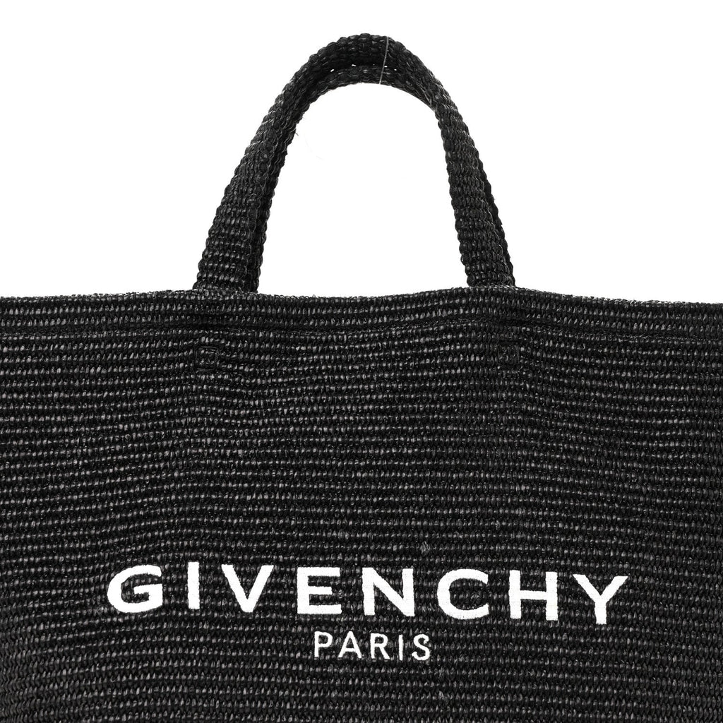 Raffia Medium G Tote Black