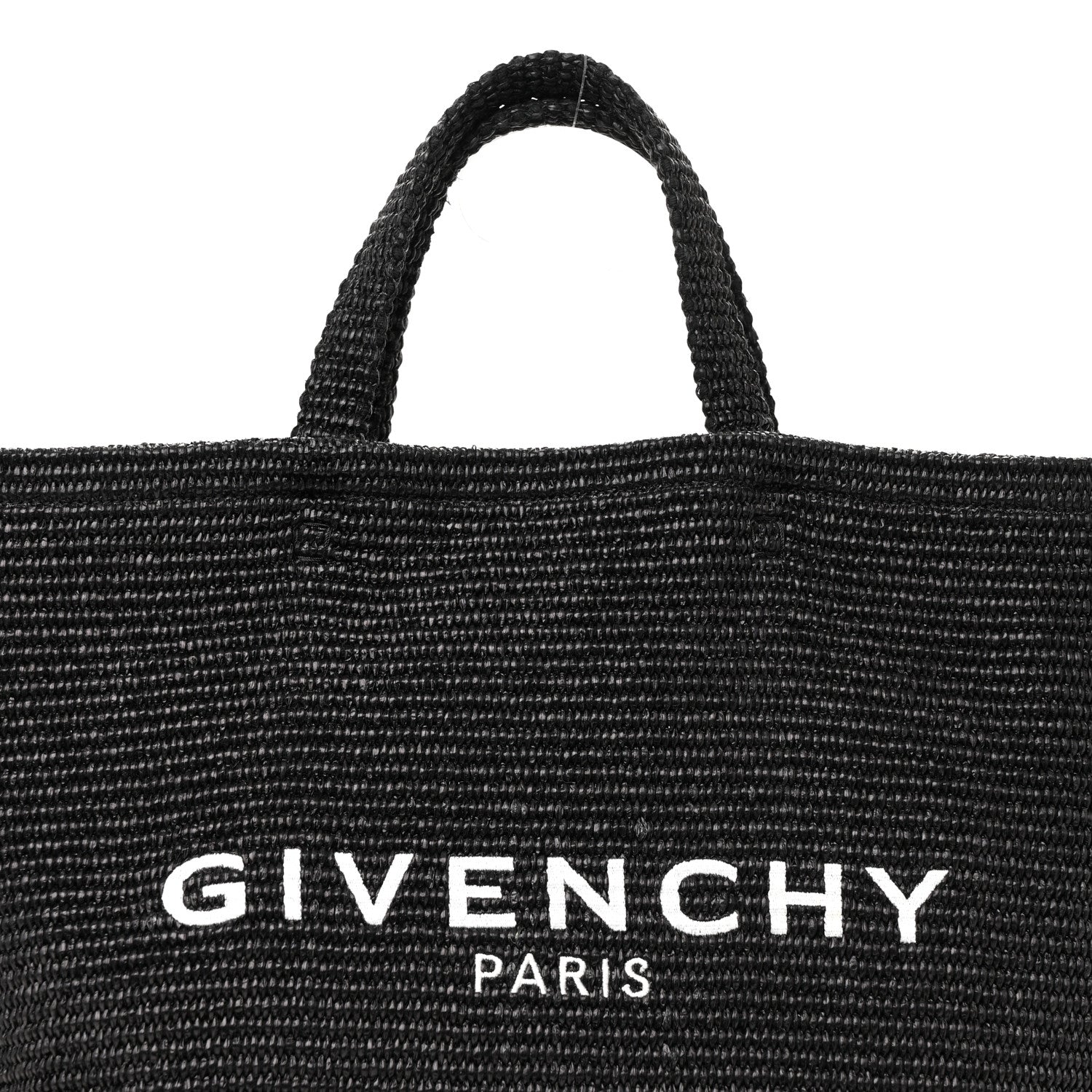 Raffia Medium G Tote Black