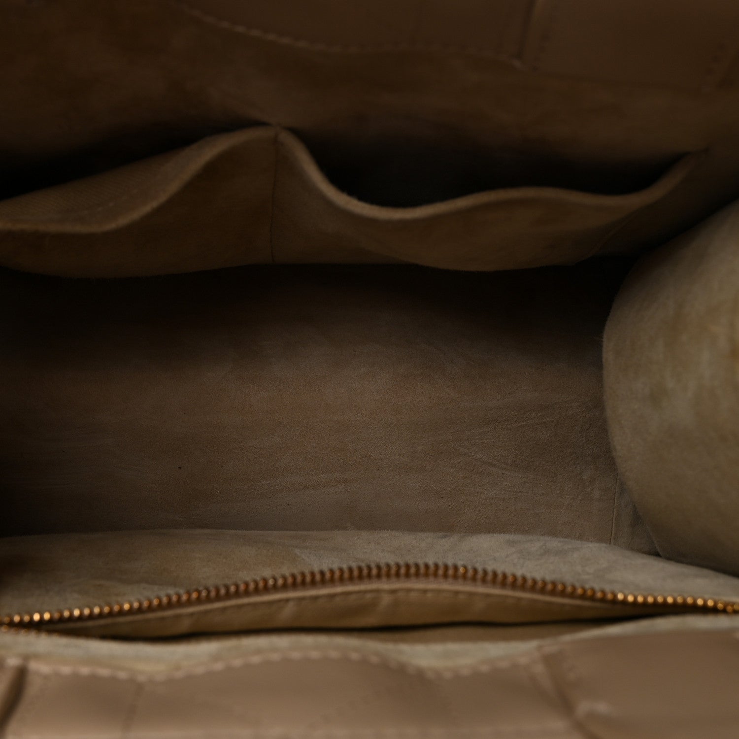 Calfskin Macro Cannage Small Book Tote Taupe