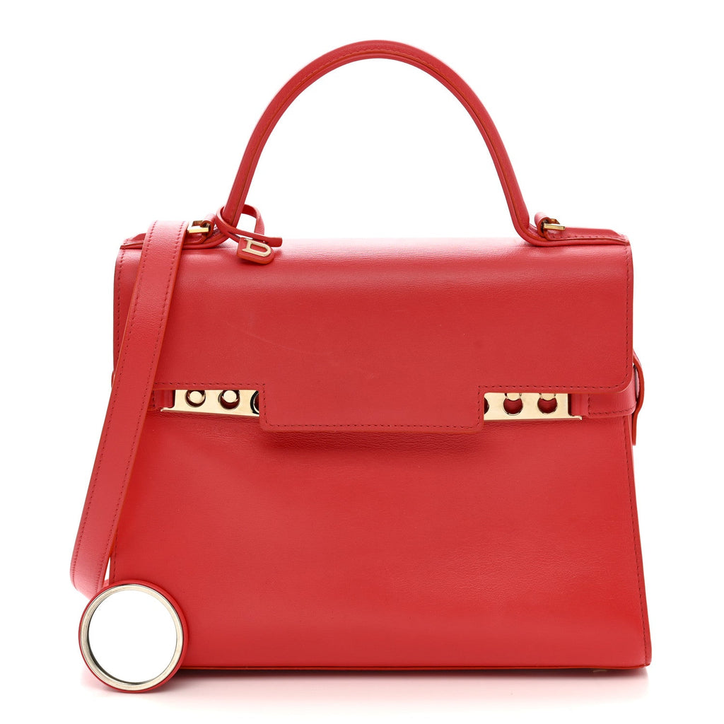 Calfskin MM Tempete Satchel Coral