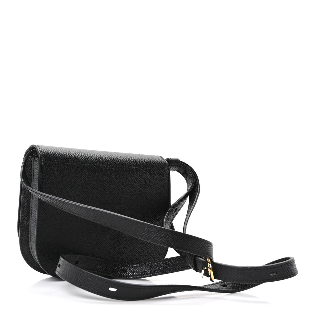 Alpina Calfskin Toy Lingot Crossbody Black
