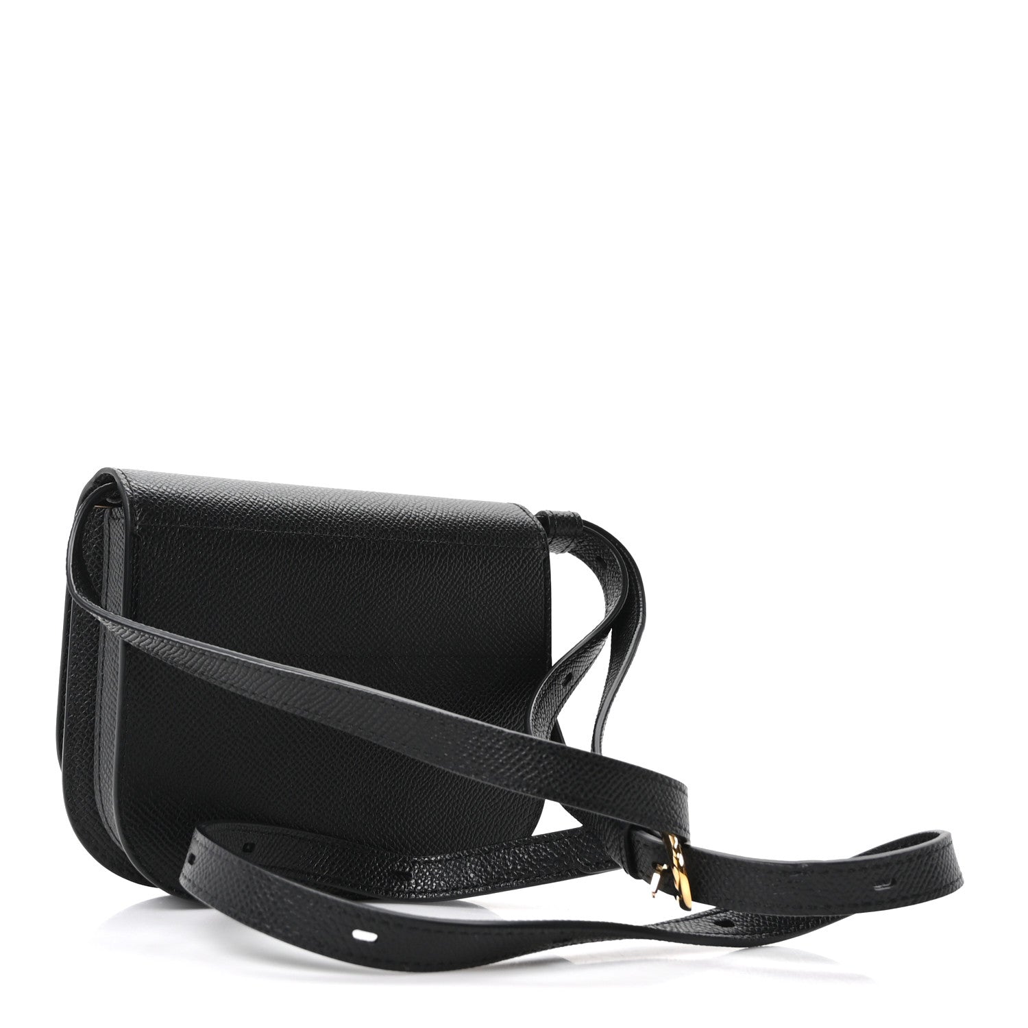 Alpina Calfskin Toy Lingot Crossbody Black