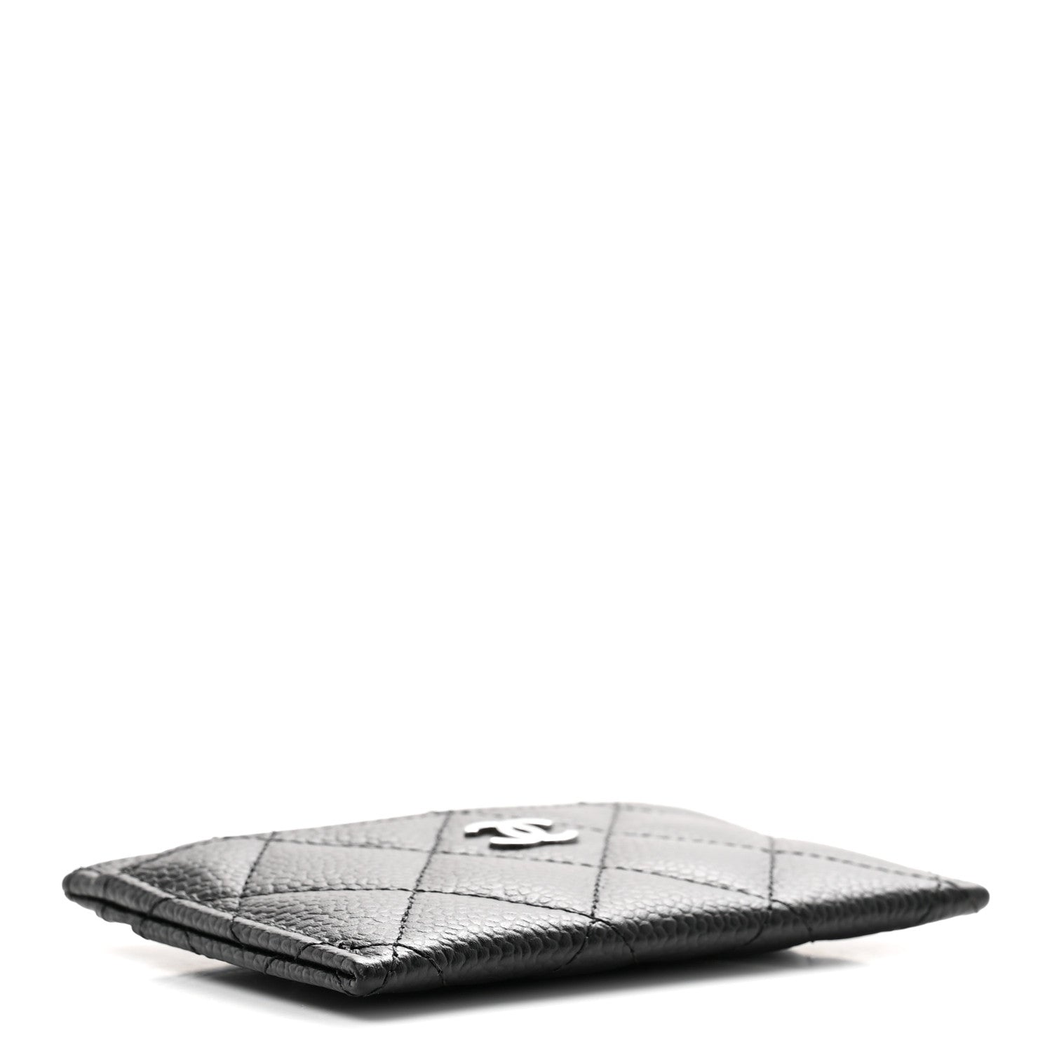 Caviar Quilted  Holder Black