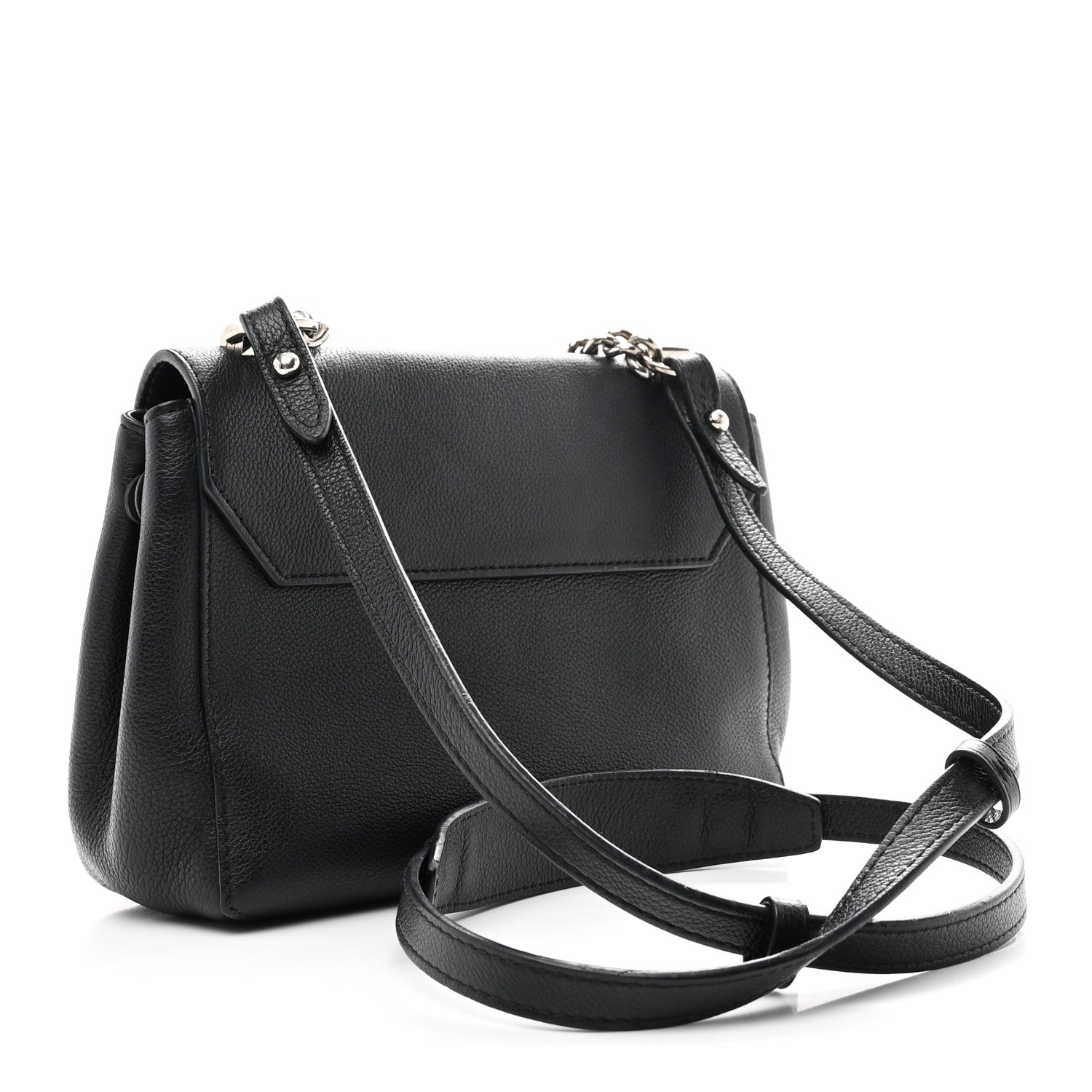 Calfskin Lockme II Chain Bag BB Black