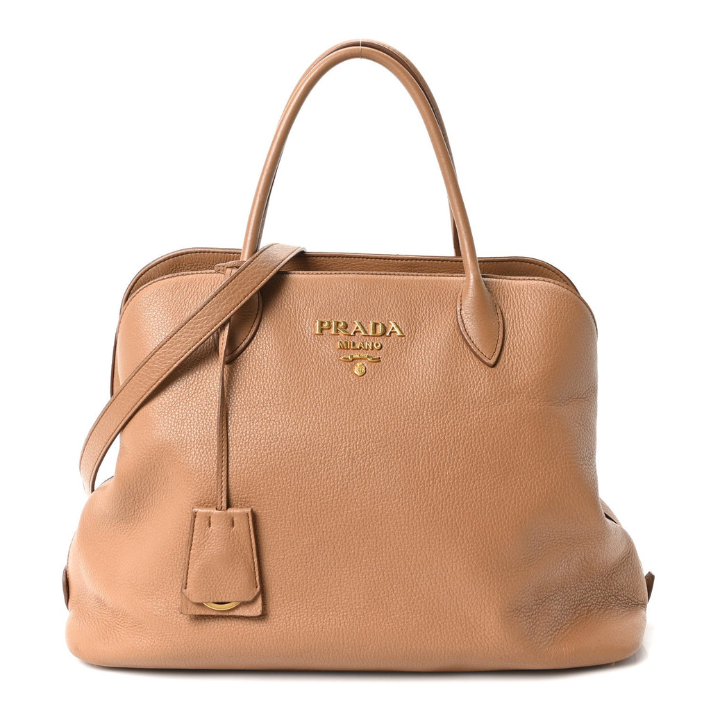 Vitello Daino Tote Caramel