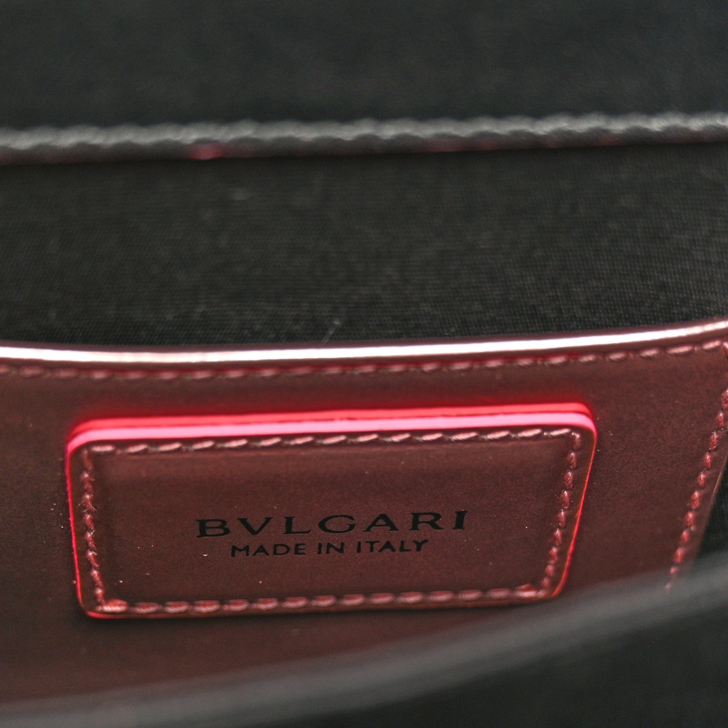 Metallic Calfskin Serpenti Forever Top Handle Pink