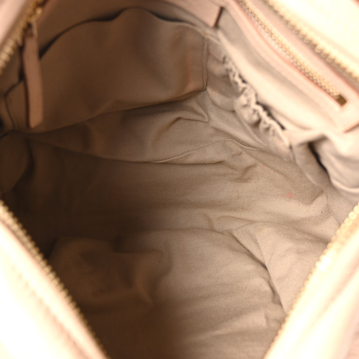 Bubble Calfskin Studded Pandora Light Beige