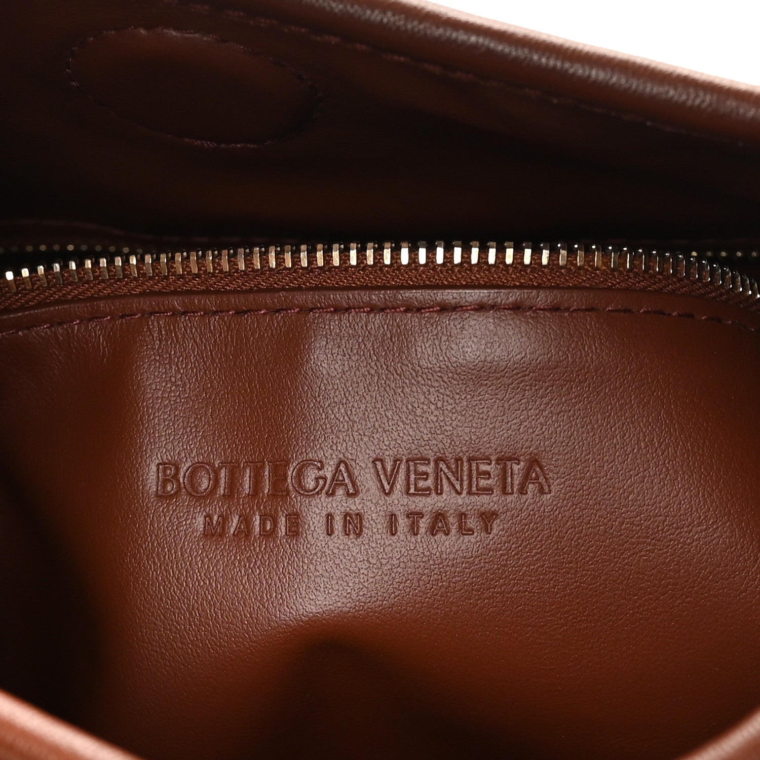 Calfskin Intrecciato Small Hop Sapele