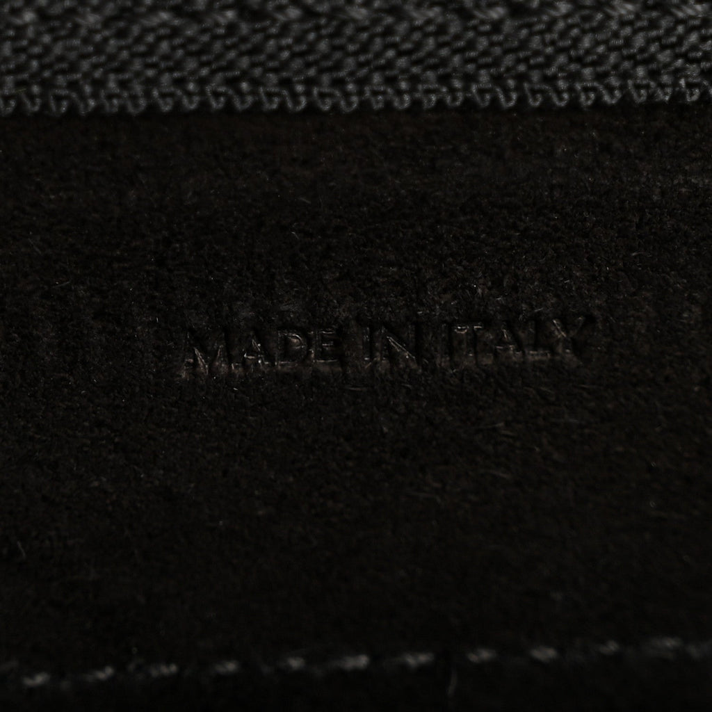 Grained Calfskin Nano Belt Bag Black