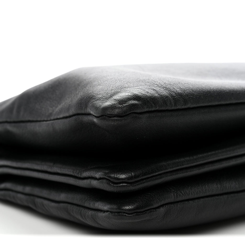 Lambskin Large Trio Crossbody Bag Black