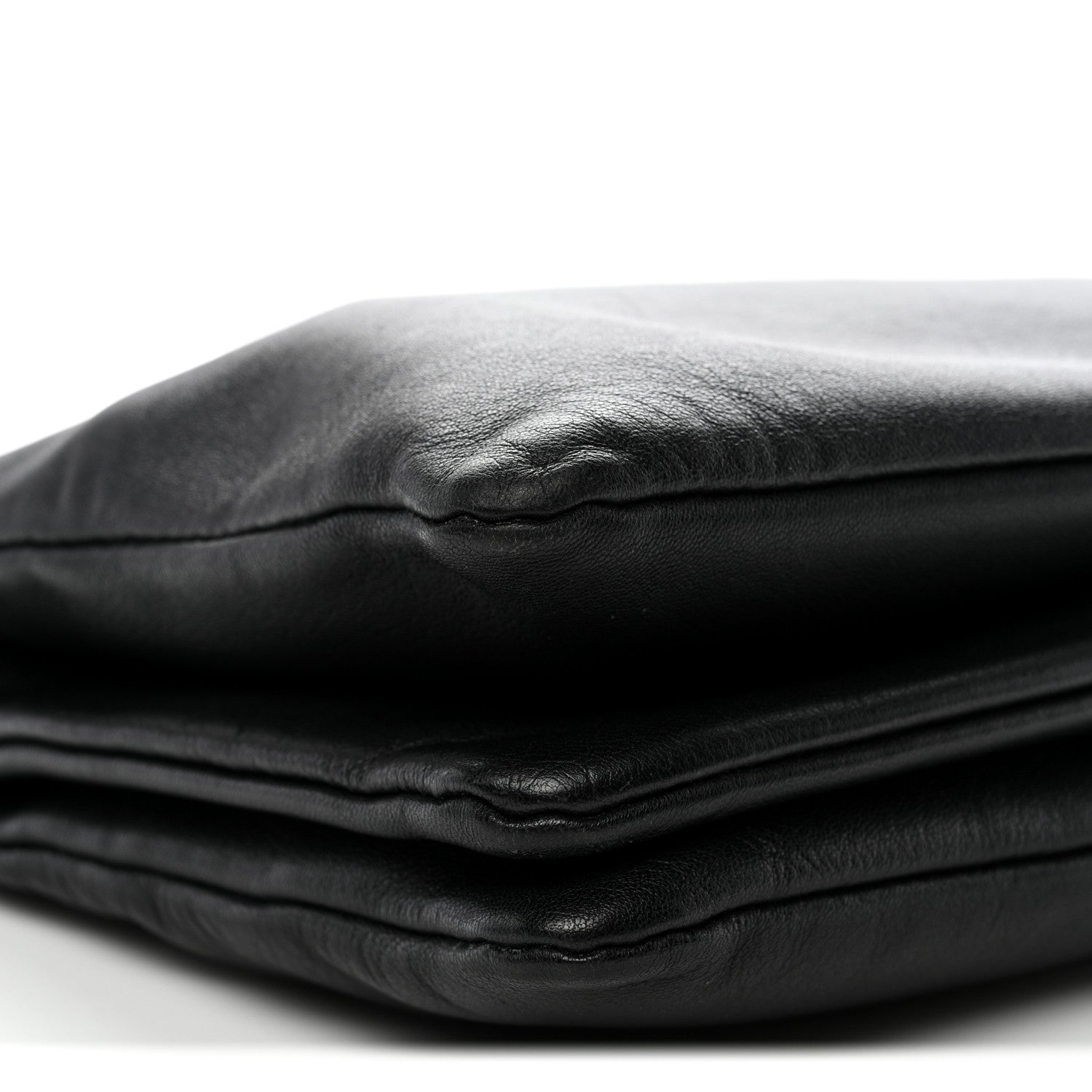 Lambskin Large Trio Crossbody Bag Black