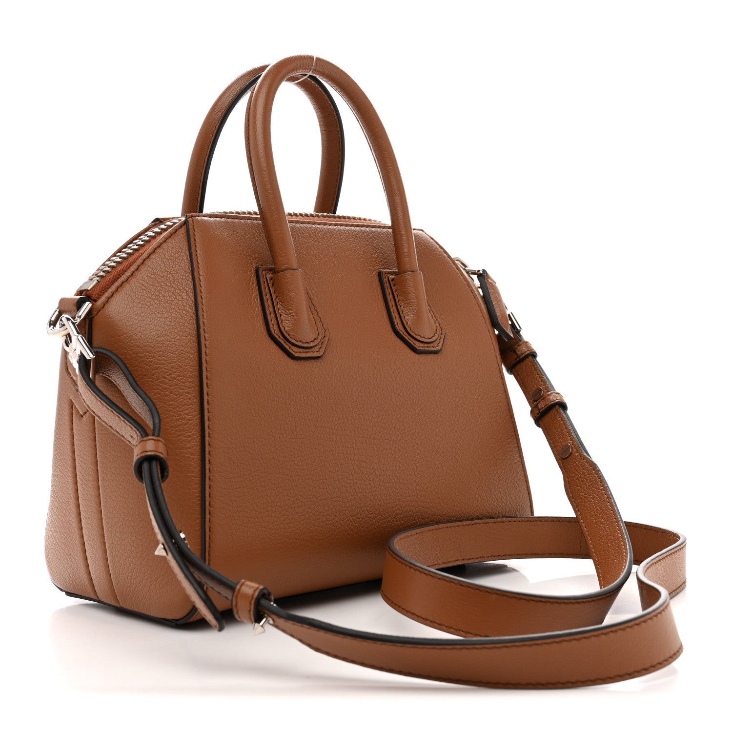 Sugar Goatskin Mini Antigona Caramel