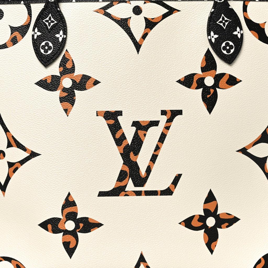 Monogram Giant Jungle Neverfull MM Ivory
