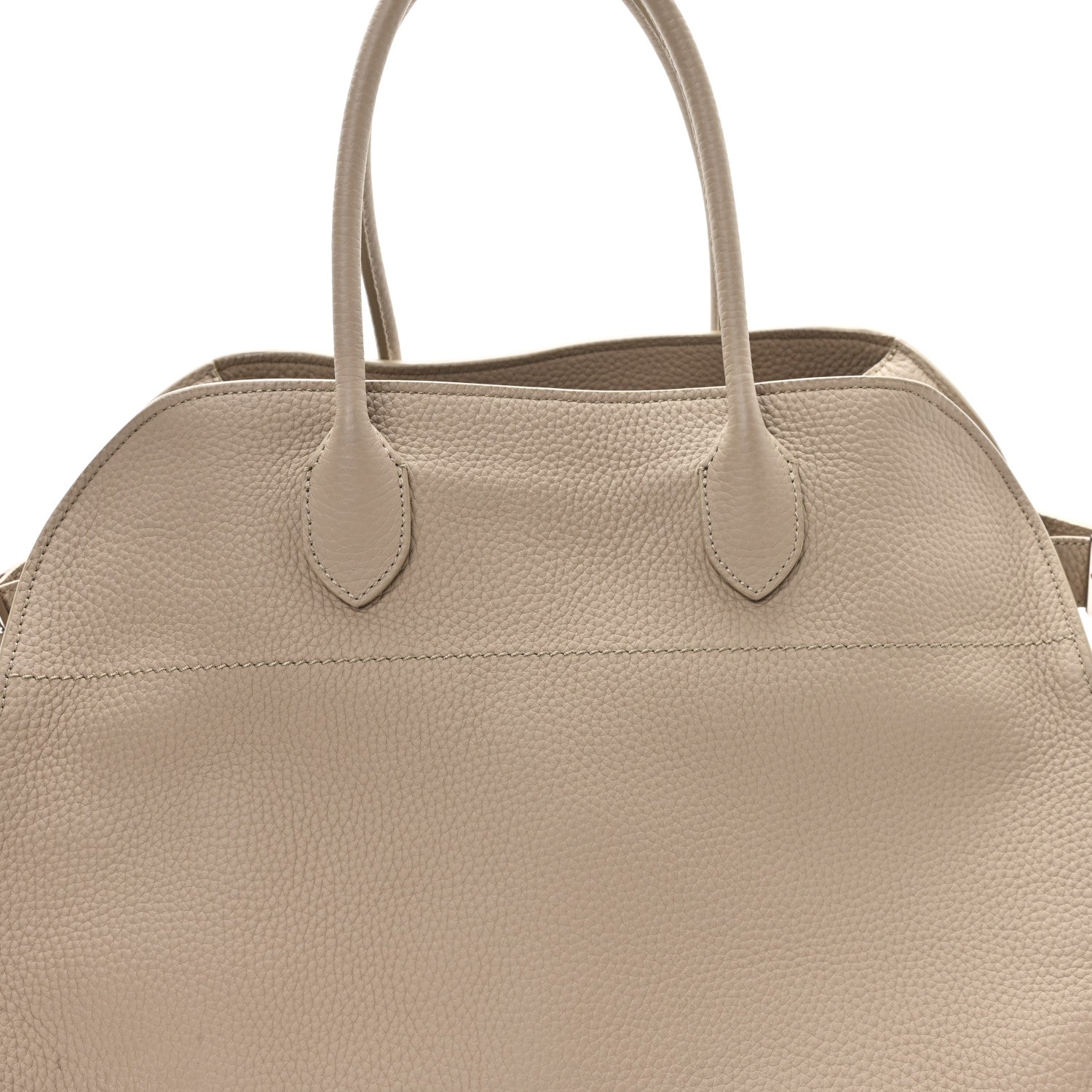 Matte Grained Calfskin Soft Margaux 15 Dark Taupe
