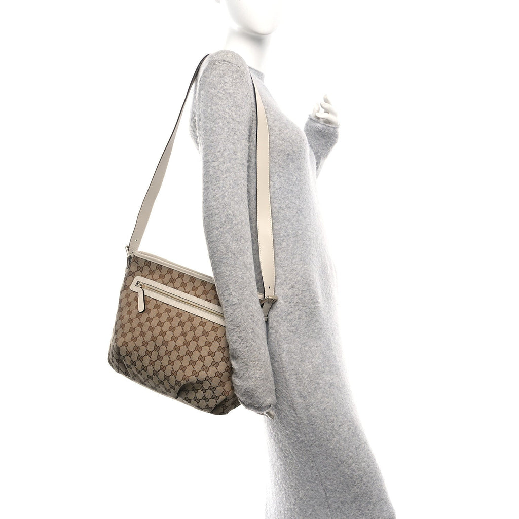 Monogram Messenger Bag Off White