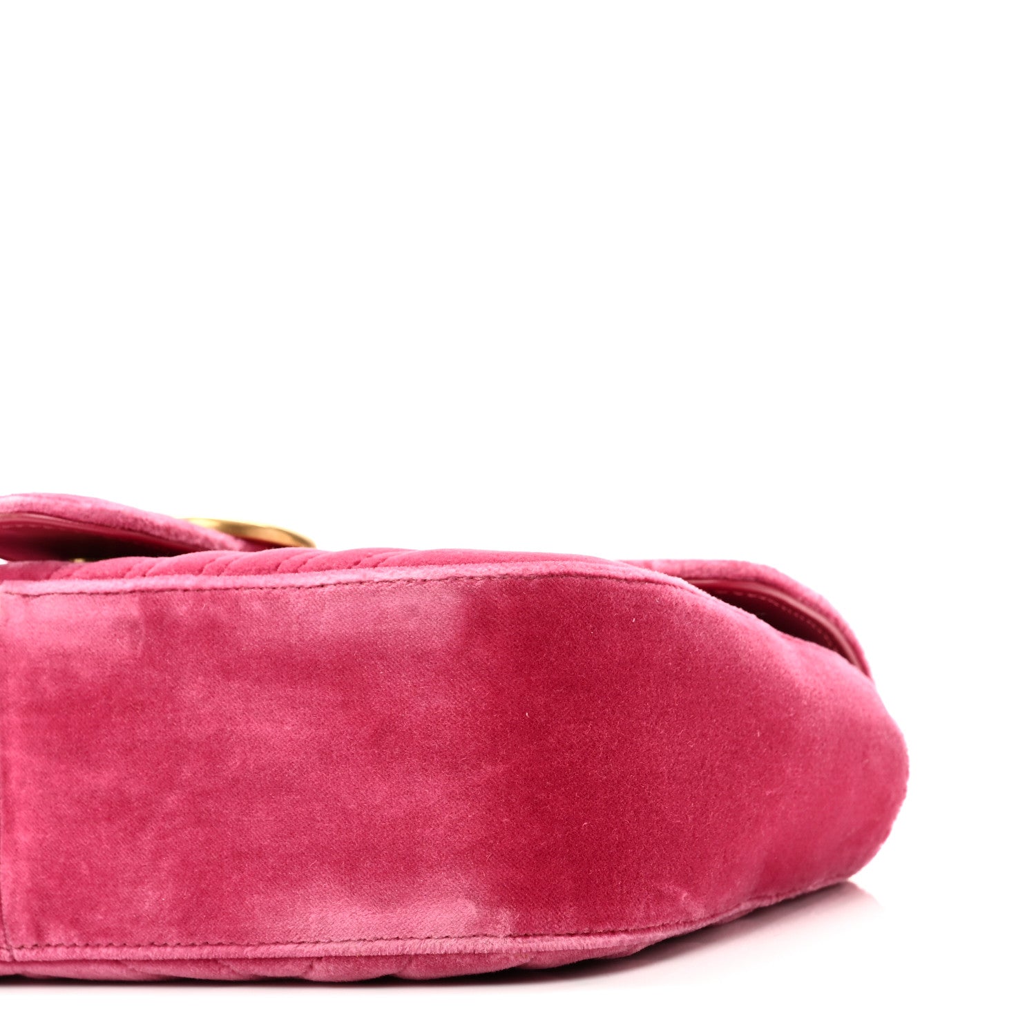 Velvet Matelasse Small GG Marmont Shoulder Bag Light Raspberry Rose