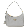 Re-Nylon Saffiano Mini Re-Edition 2005 Bag Cloudy
