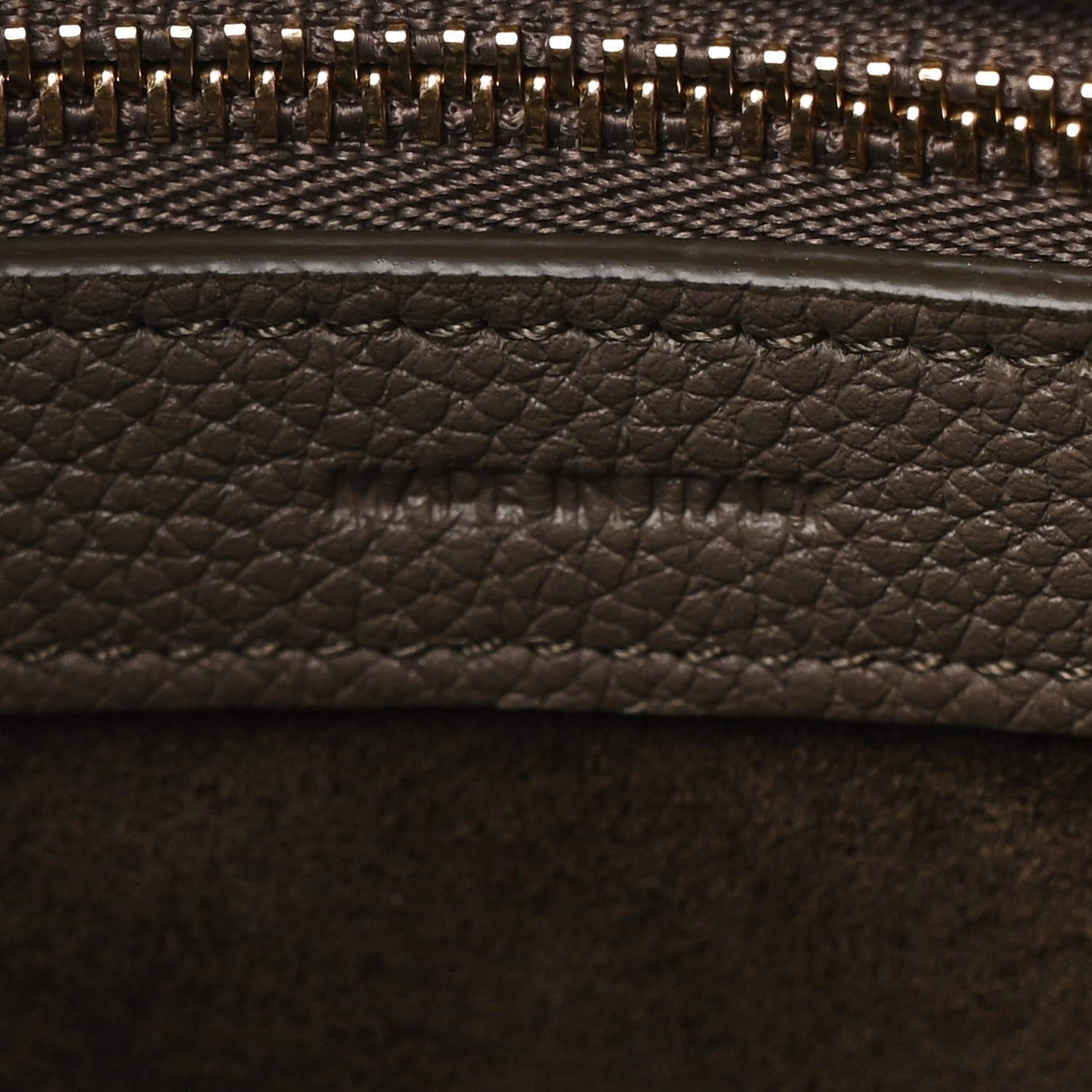 Soft Grained Calfskin Small Belt Cabas Phantom Grey