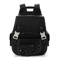 Grained Calfskin Maxi Gallop Backpack Black
