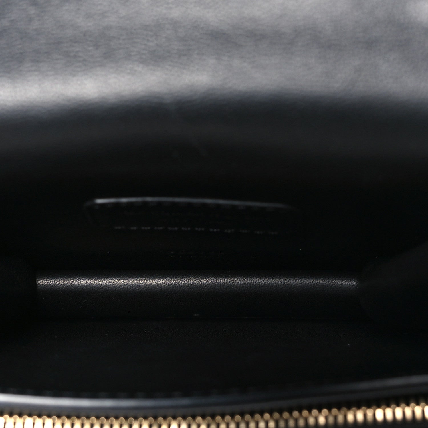 Calfskin Skull Mini Clutch Black