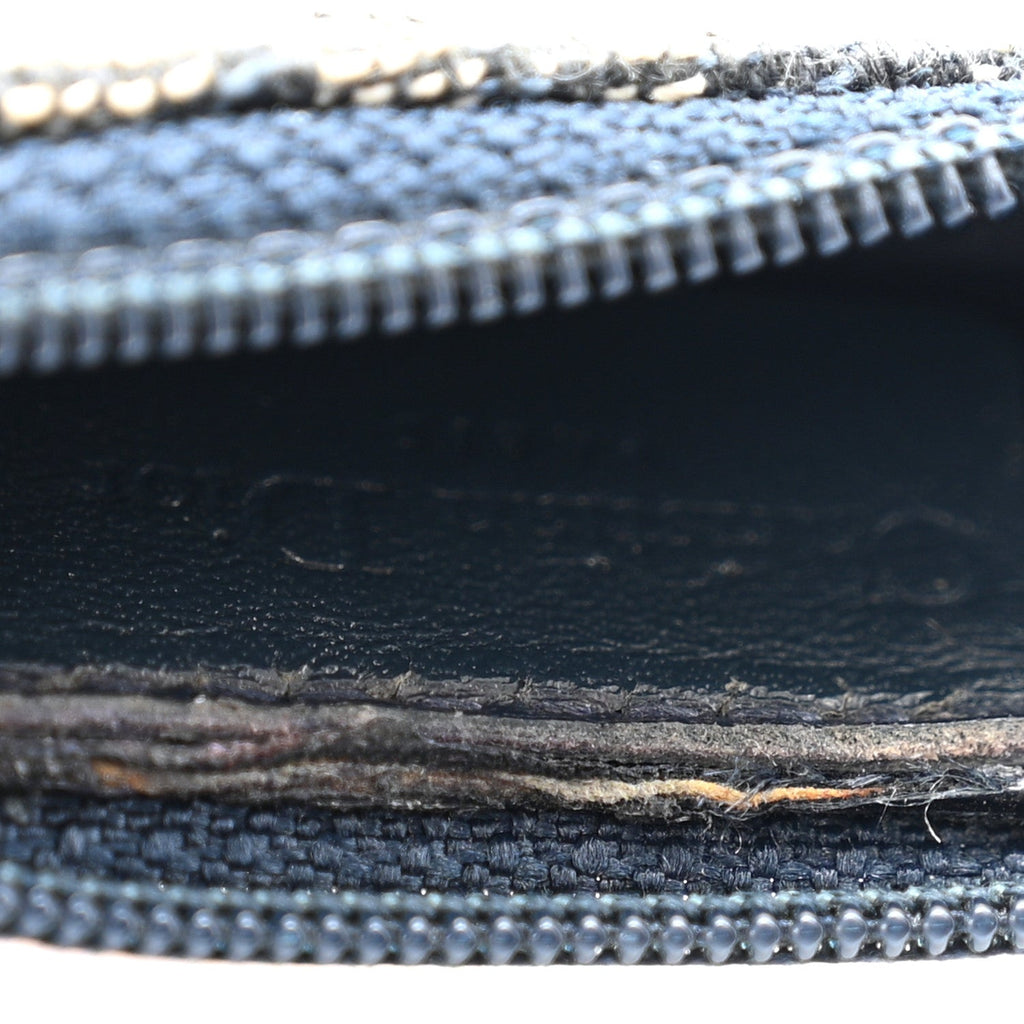 Monogram Saddle Coin Purse Navy