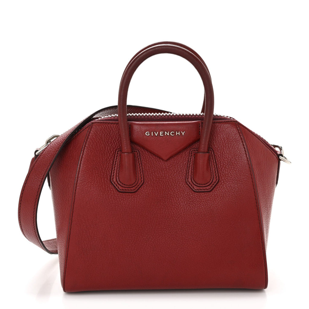Sugar Goatskin Mini Antigona Red