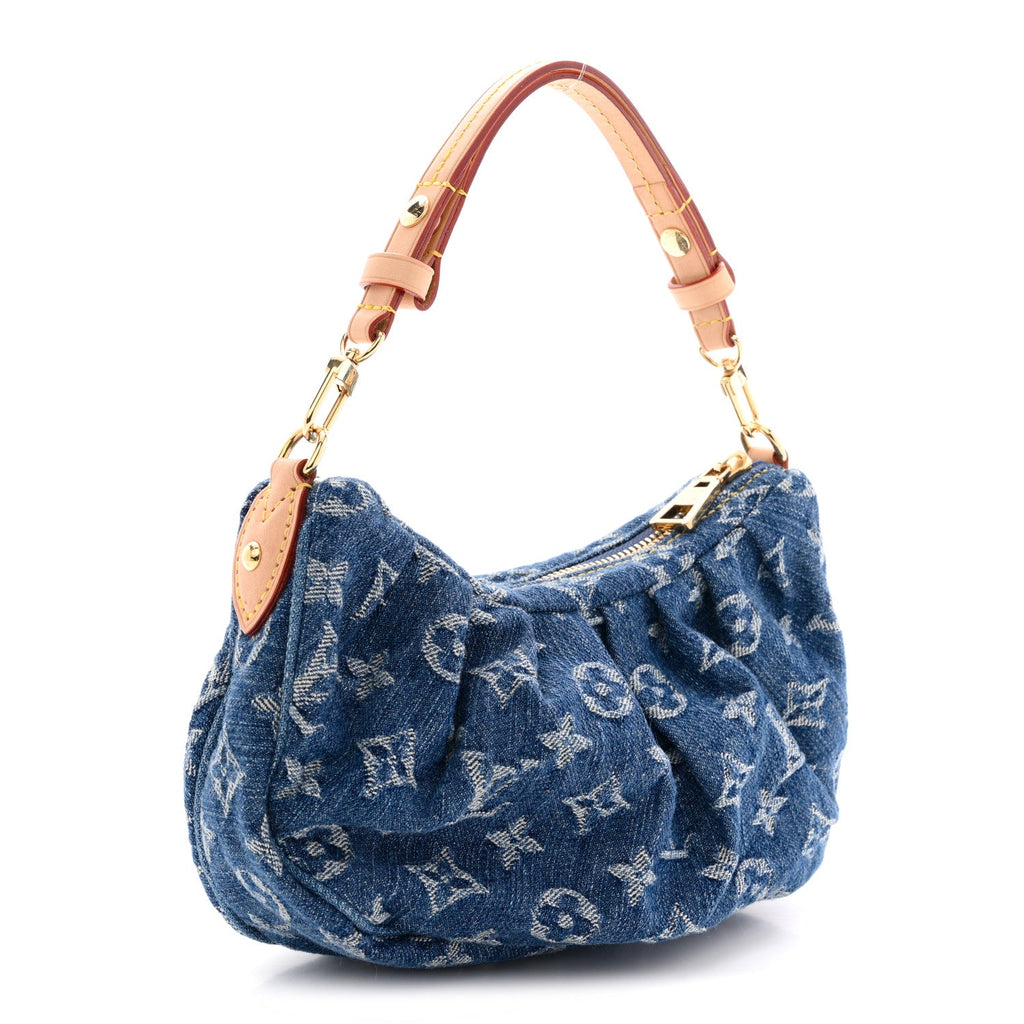 Monogram Denim Pochette Valley Blue