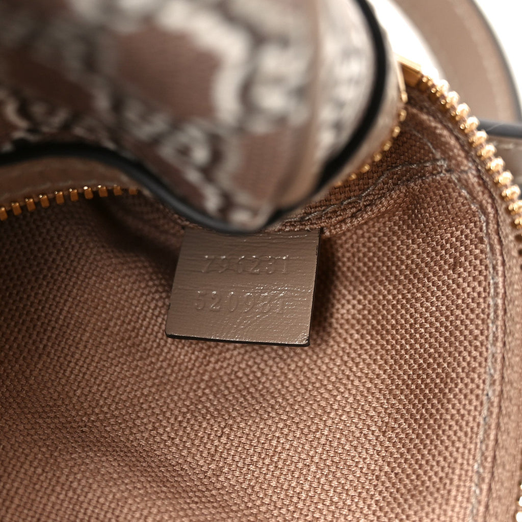 GG Shadow Monogram Mini Shoulder Bag Taupe