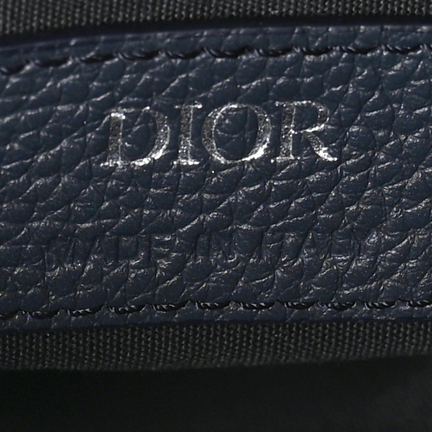 Oblique Mens Saddle Bag Black Blue