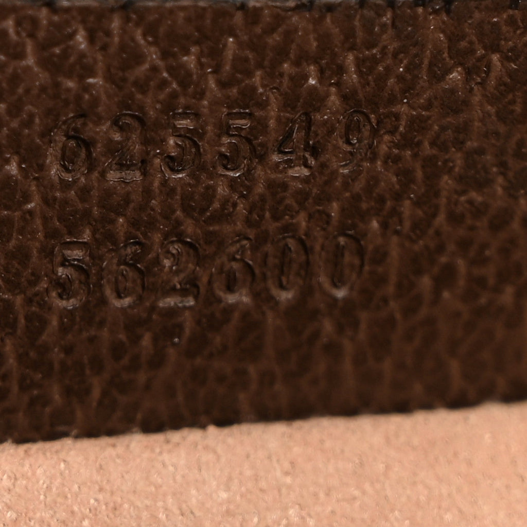 GG Supreme Monogram Web Ophidia Pouch Brown