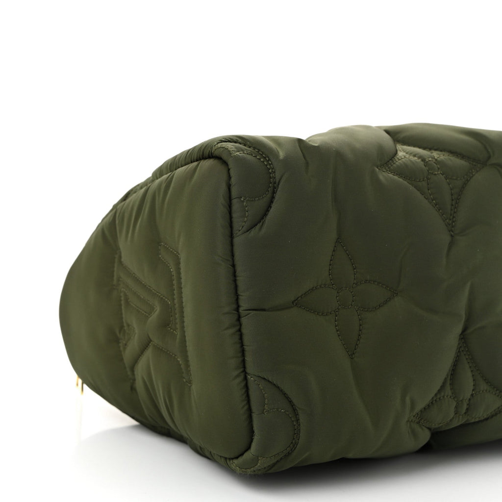 Econyl Mini Monogram Pillow Speedy Bandouliere 25 Khaki