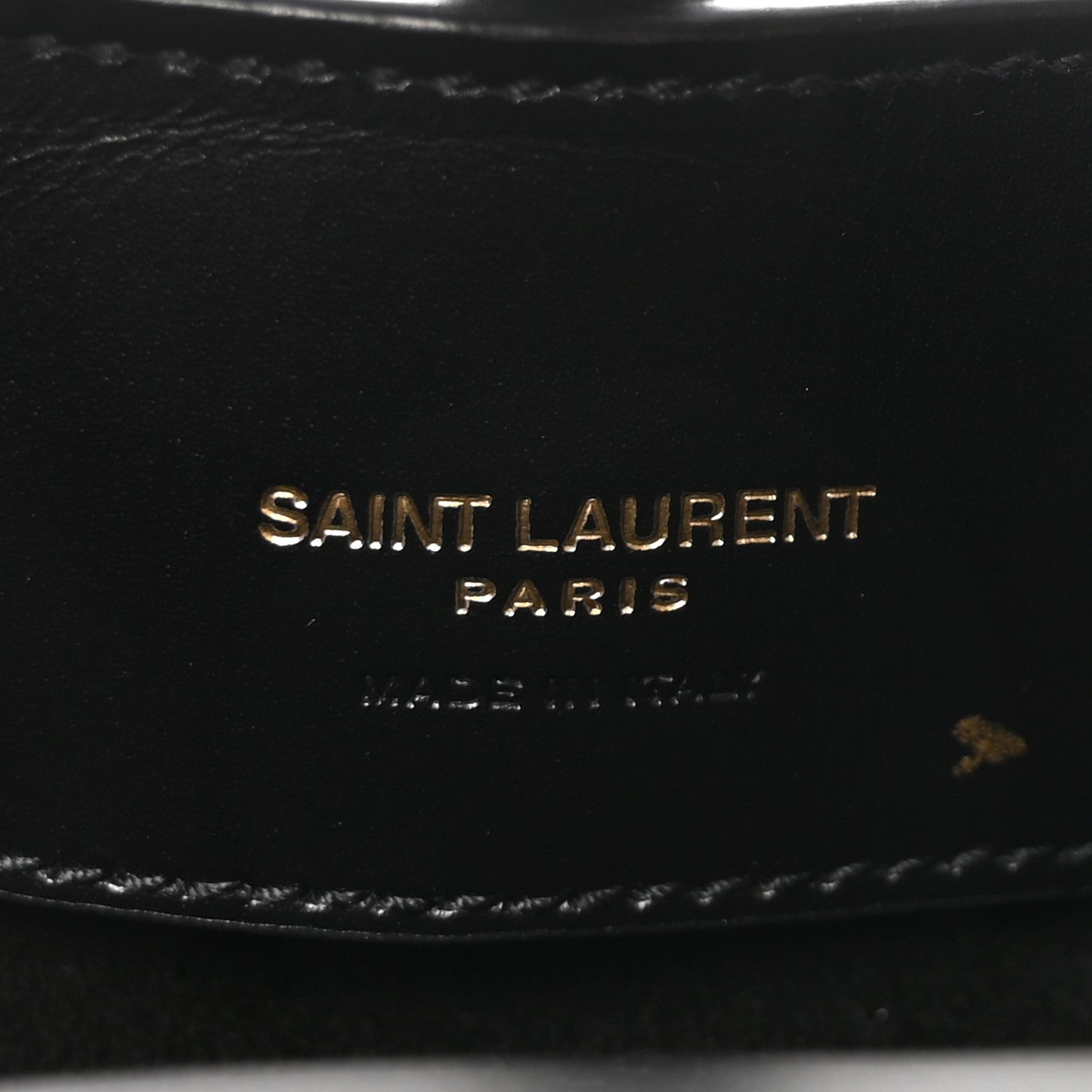 Shiny Calfskin Le 37 Mini Bucket Bag Black