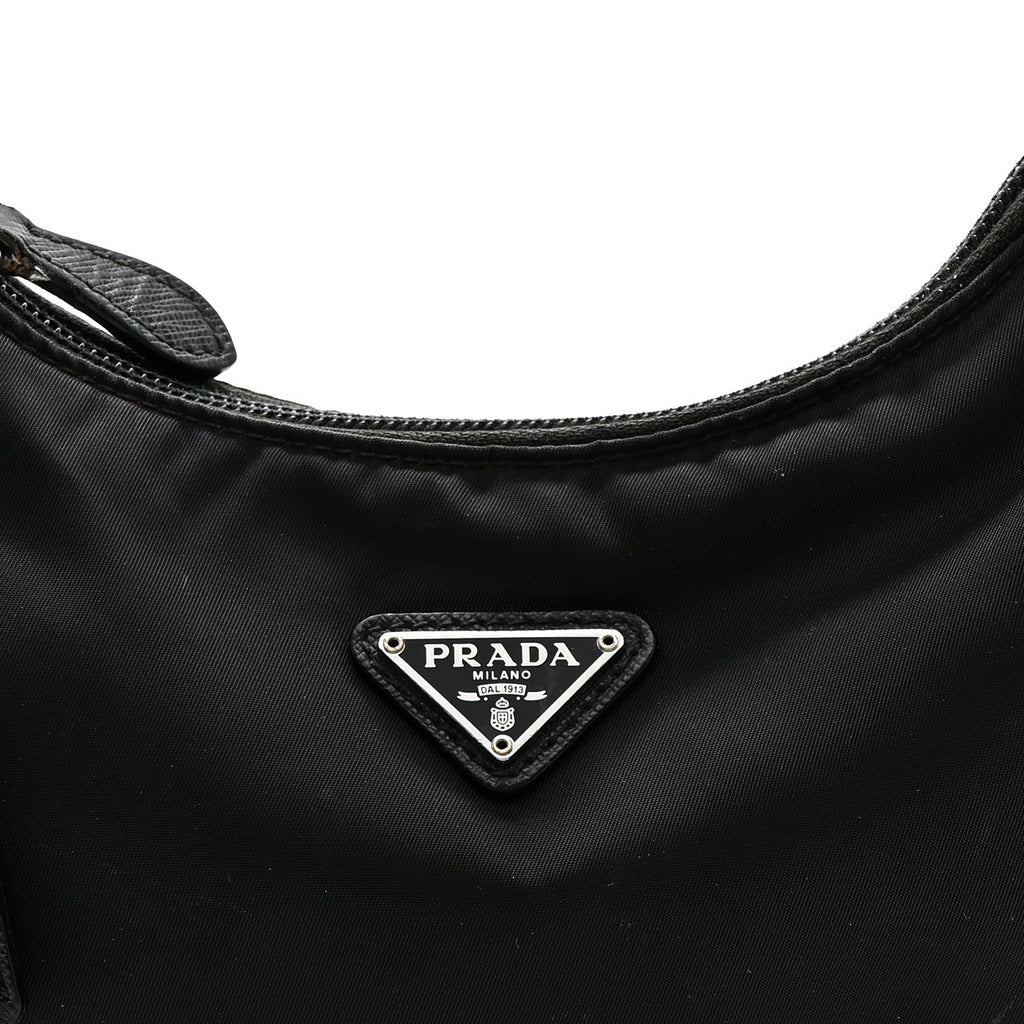 Tessuto Nylon Mini Re-Edition 2000 Bag Black