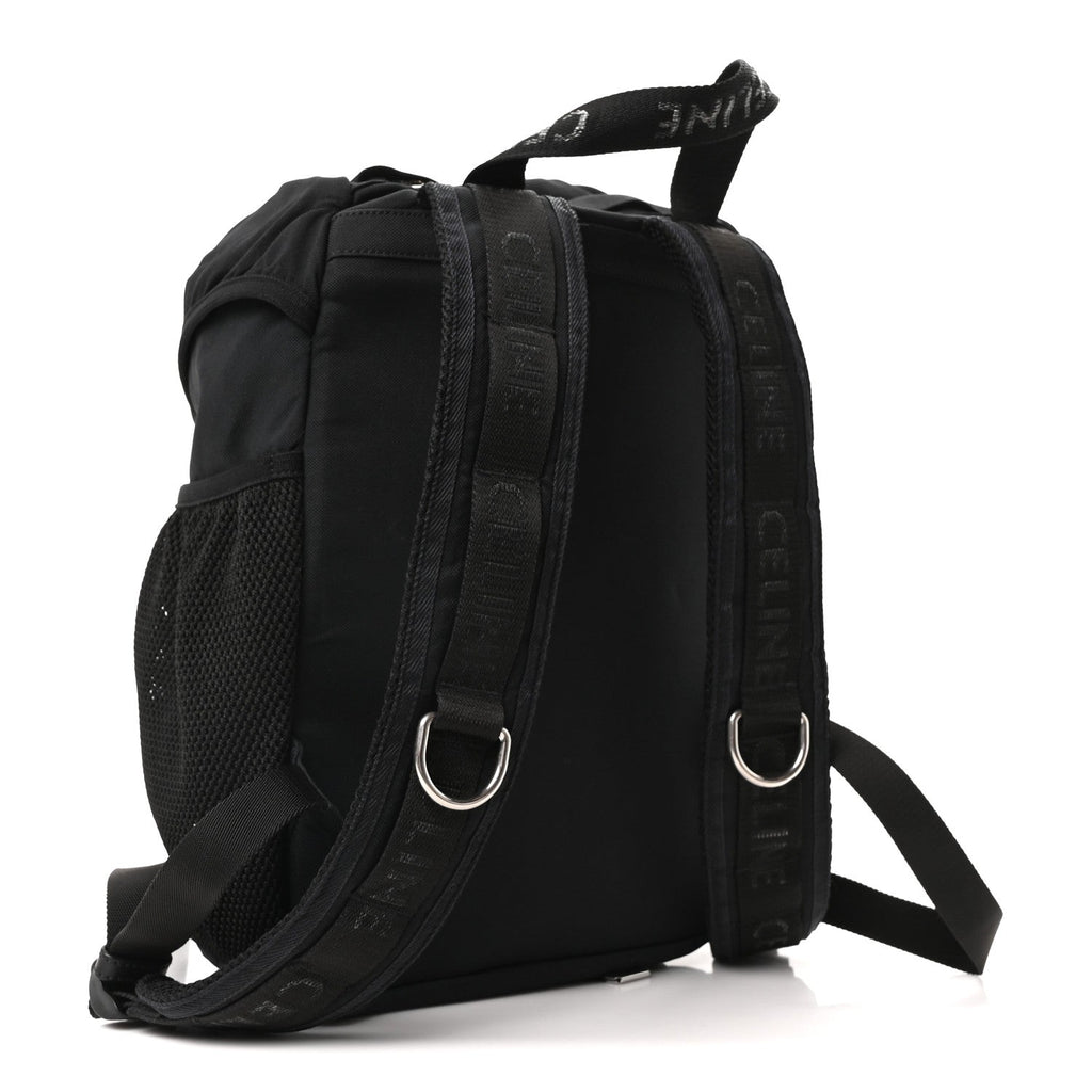 Gabardine Logo Web Trekking Medium Backpack Black