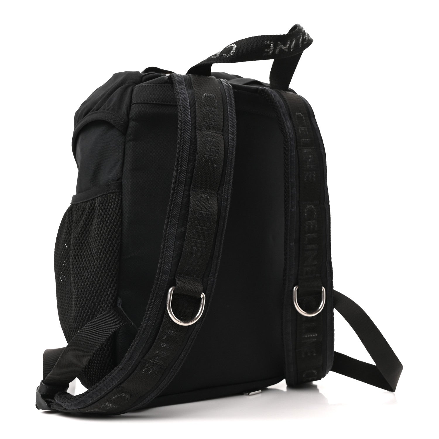 Gabardine Logo Web Trekking Medium Backpack Black